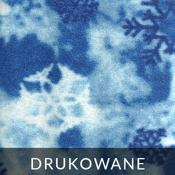 Dzianina polar wykończenie drukowane