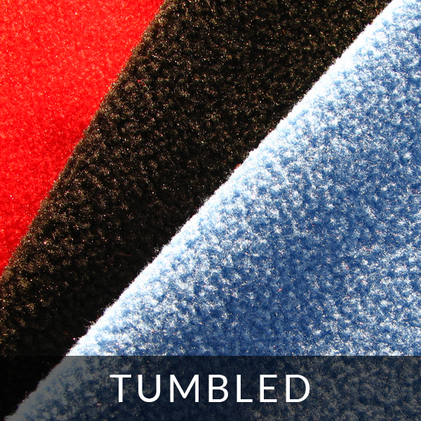 Finishing polar fleece: tumbled